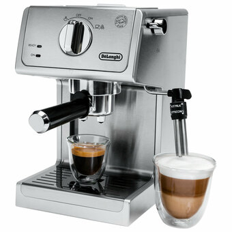 Best Buy De'Longhi Manual Espresso & Cappuccino Machine - Silver offer