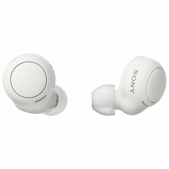 Best Buy Sony WF-C500 In-Ear Sound Isolating Truly Wireless Headphones - White offer
