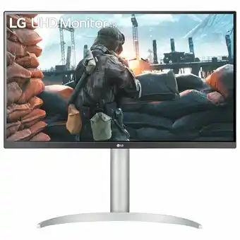 Best Buy LG UltraFind 27" 4K Ultra HD 60Hz 5ms GTG IPS LED FreeSync Gaming Monitor (27UP650-W) - White offer