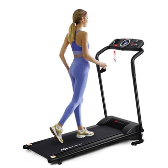 Best Buy GOPLUS 1HP Folding Electric Treadmill Motorized Power Running Fitness Machine offer