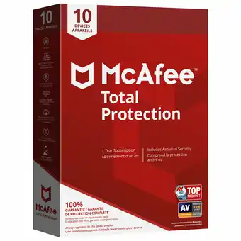 Best Buy McAfee Total Protection (PC/ Mac/ Android/ Chrome/ iOS) - 10 Devices - 1 Year offer