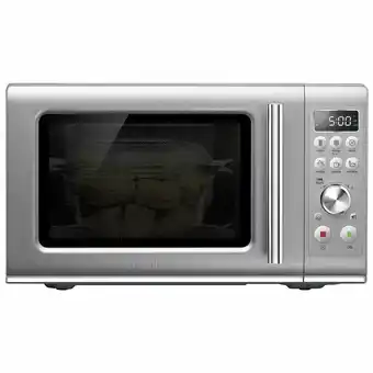 Best Buy Breville Compact Wave Soft Close 0.9 Cu. Ft. Microwave (BMO650SIL1BCA1) - Silver - Only at Best Buy offer