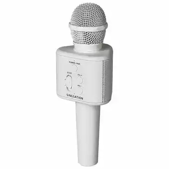 Best Buy Singsation Classic Bluetooth All-in-One Karaoke Microphone with Built-In Speaker (SPKA04WH) offer