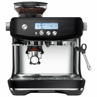 Best Buy Breville Barista Pro Espresso Machine with Frother & Coffee Grinder - Black Truffle offer