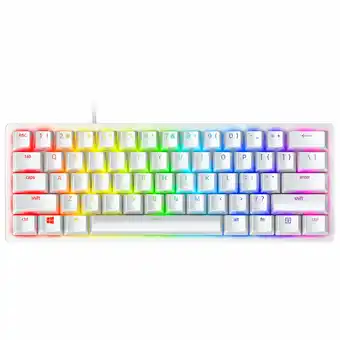 Best Buy Razer Huntsman Mini Backlit Optical Gaming Keyboard - White - English offer