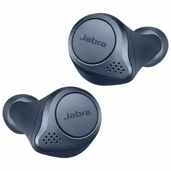 Best Buy Jabra Elite Active 75t In-Ear Active Noise Cancelling Truly Wireless Headphones - Navy offer