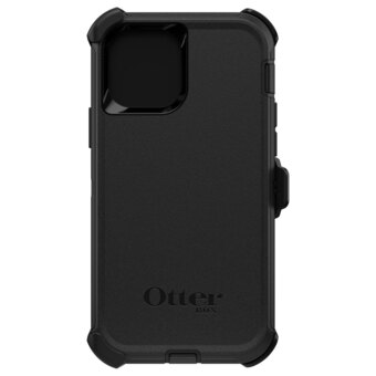 Best Buy OtterBox Defender Fitted Hard Shell Case for iPhone 12/12 Pro - Black offer