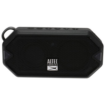 Best Buy Altec Lansing HydraMini Waterproof Bluetooth Wireless Speaker - Black/Royal Blue offer