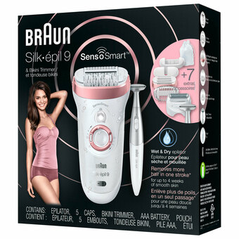 Best Buy Braun Silk-Épil 9 Wet & Dry Cordless Epilator (SES9/890) offer