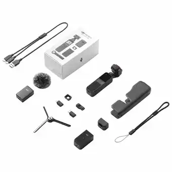 Best Buy DJI Pocket 2 HD Action Camera Combo - Black offer