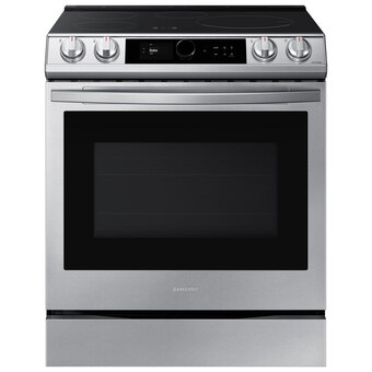 Best Buy Samsung 30" 6.3 Cu. Ft. True Convection Slide-In Induction Range (NE63T8911SS) - Stainless Steel offer
