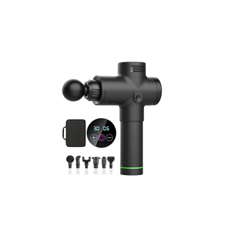 Best Buy Saga Premium Percussion Massage Gun with 30 Speed Levels Extra Quiet - Extra Power - Portable Deep Tissue Therapy Pain Relief offer