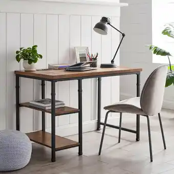 Best Buy LHD Harlow 45"W Computer Desk with USB Port - Espresso offer