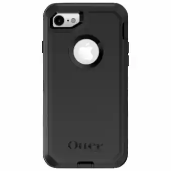 Best Buy OtterBox Defender Fitted Hard Shell Case for iPhone 8/7 - Black offer