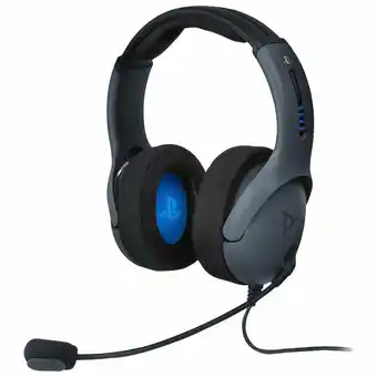 Best Buy PDP LVL50 Wired Gaming Headset with Microphone for PlayStation 4 - Grey offer