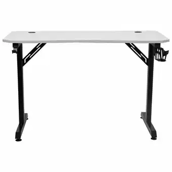 Best Buy X Rocker Panther Gaming Desk - Black/Grey offer