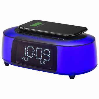 Best Buy iHome IBTW281V2BC Colour Changing Bluetooth Alarm Clock - Black offer