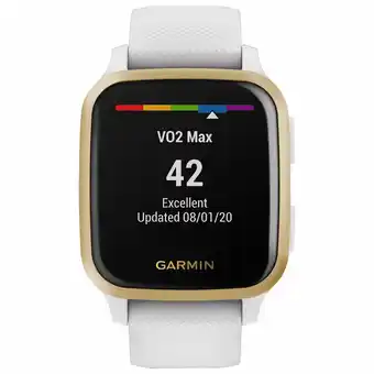 Best Buy Garmin Venu SQ Smartwatch with Heart Rate Monitor - Large - White offer