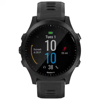 Best Buy Garmin Forerunner 945 30mm GPS Watch with Heart Rate Monitor - Large - Black offer