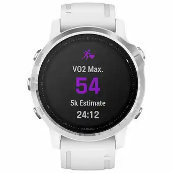 Best Buy Garmin fenix 6S 42mm Multisport GPS Watch with Heart Rate Monitor - White offer