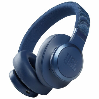 Best Buy JBL Live 660NC Over-Ear Noise Cancelling Bluetooth Headphones - Blue offer