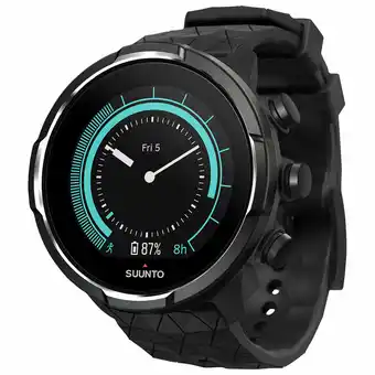Best Buy Suunto 9 Baro Titanium 50mm Smartwatch with Weather Functions & Heart Rate Monitor - Black offer
