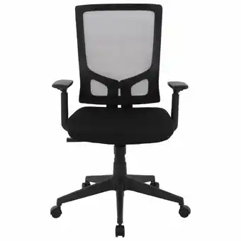 Best Buy Brassex Akon Ergonomic Mid-Back Mesh Executive Chair - Black offer