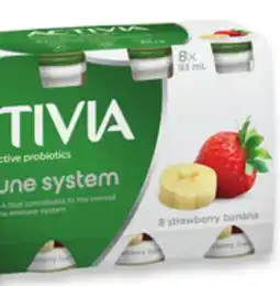 Walmart Activia Probiotic Yogurt Drink 8 x 93 mL offer
