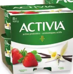 Walmart Activia Probiotic Yogurt 8 x 100 g or 3 x 150 g or Probiotic Yogurt Drink 8 x 93 mL offer