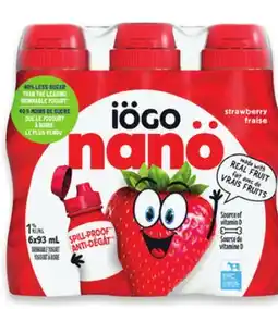 Walmart Iogo Nano Drinkable Yogurt offer