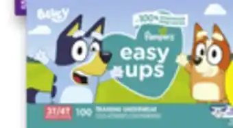 Walmart Pampers Giant Pack Easy Ups Training Pants offer