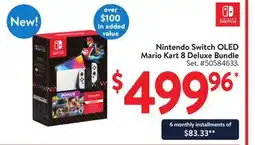 Walmart Nintendo Switch OLED Mario Kart 8 Deluxe Bundle offer