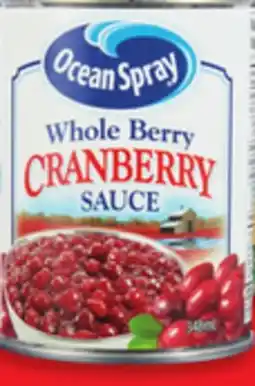 Walmart Ocean Spray Cranberry Sauce offer
