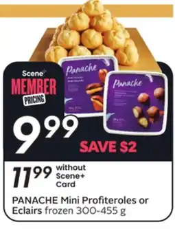 Sobeys PANACHE Mini Profiteroles or Eclairs offer