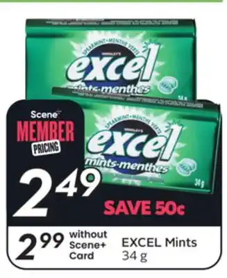 Sobeys EXCEL Mints offer