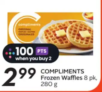 Sobeys COMPLIMENTS Frozen Waffles offer