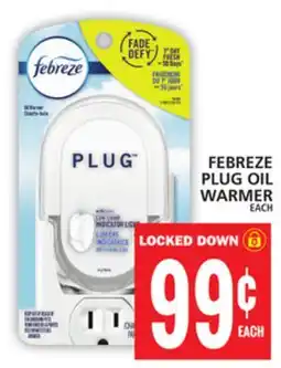 Food Basics FEBREZE PLUG OIL WARMER offer