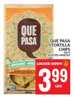 Food Basics QUE PASA TORTILLA CHIPS offer