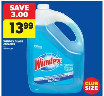 Real Canadian Superstore WINDEX GLASS CLEANER,5 L offer
