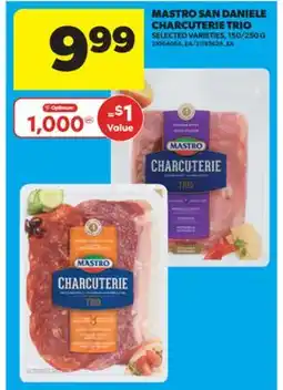Real Canadian Superstore MASTRO SAN DANIELE CHARCUTERIE TRIO, 150/250 G offer