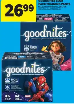 Real Canadian Superstore GOODNITES CLUB PACK TRAINING PANTS, 28-74'S offer