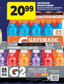 Real Canadian Superstore GATORADE SPORTS DRINK, 24X591 ML offer
