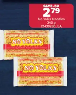 Real Canadian Superstore NO YOLKS NOODLES, 340 G offer