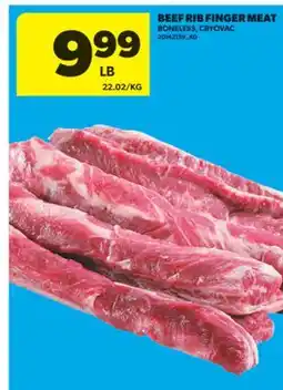 Real Canadian Superstore BEEF RIB FINGER MEAT offer