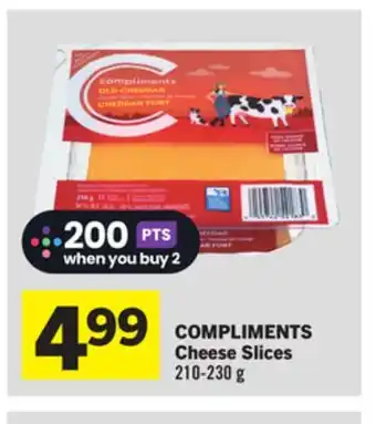 Foodland COMPLIMENTS Cheese Slices offer