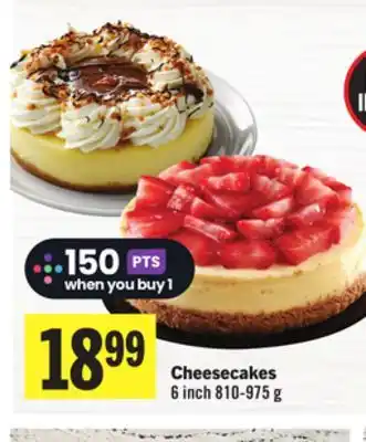 Foodland Cheesecakes offer