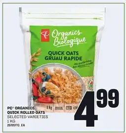 Loblaws ORGANICS QUICK ROLLED OATS offer