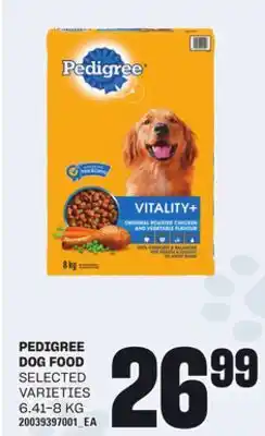Loblaws PEDIGREE DOG FOOD, 6.41-8 KG offer