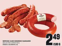 Loblaws SERVICE CASE SIKORSKI SAUSAGES offer