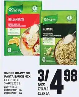 Loblaws KNORR GRAVY OR PASTA SAUCE MIX, 22-48 G offer